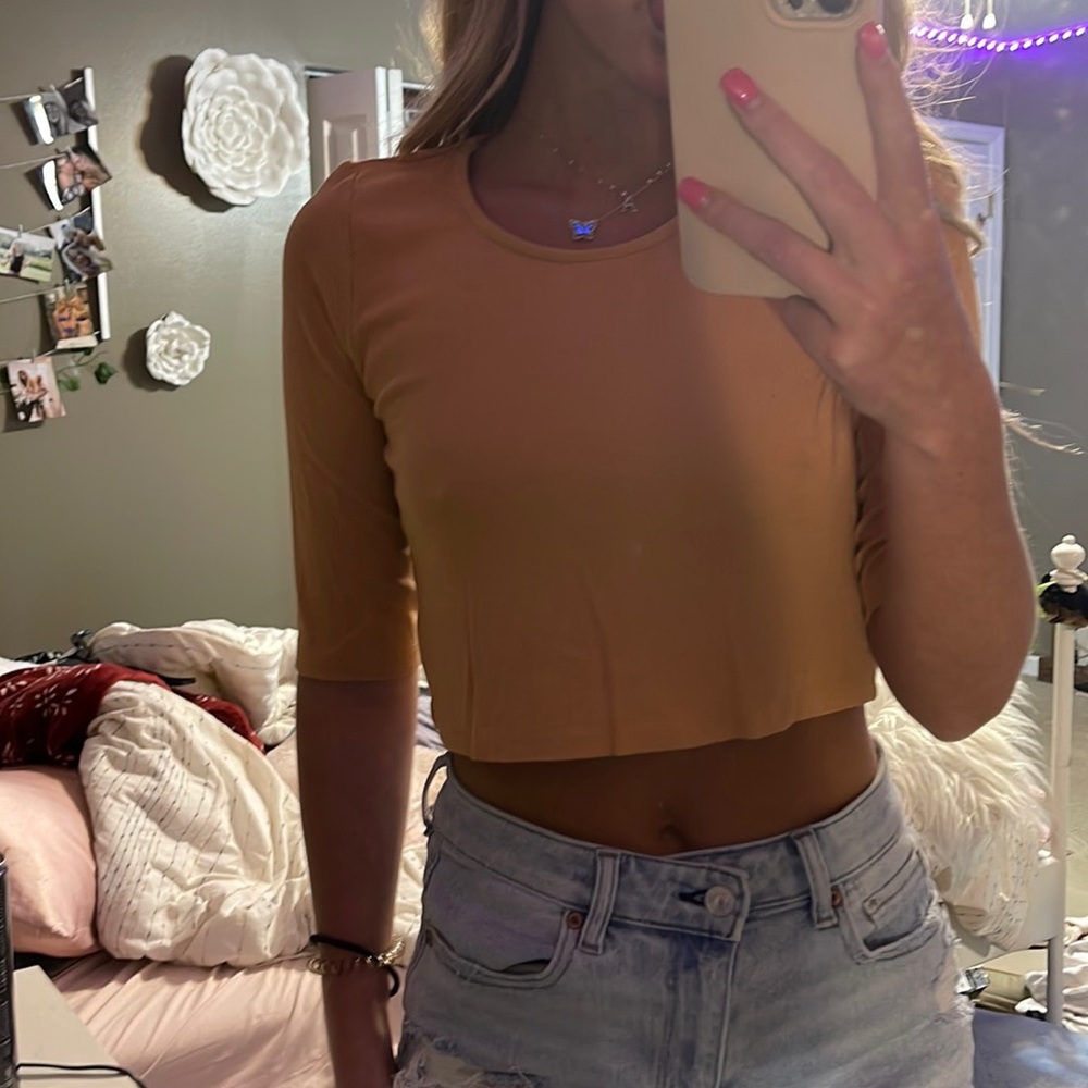 small dry goods crop top